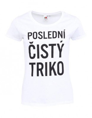 Dámské poslední čistý tričko