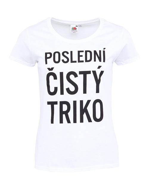 Dámské poslední čistý tričko