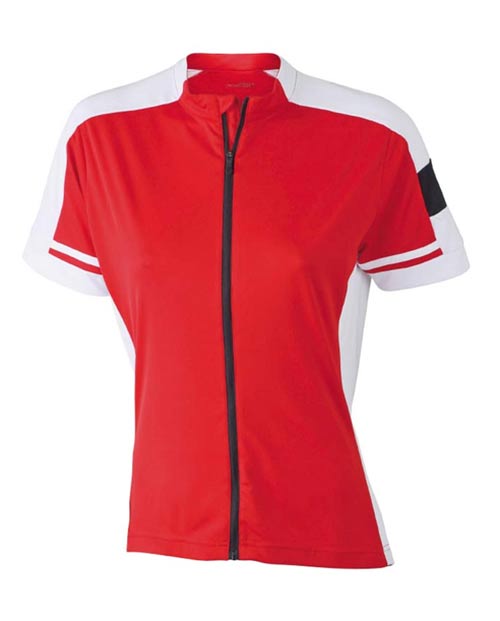 Červené dámské cyklistické tričko