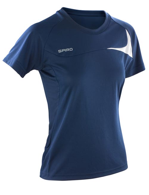 Modré dámské tričko na běhání