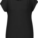 Černé dámské tričko s krajkovými zády