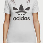 Bílé tričko adidas Originals Trefoil Tee