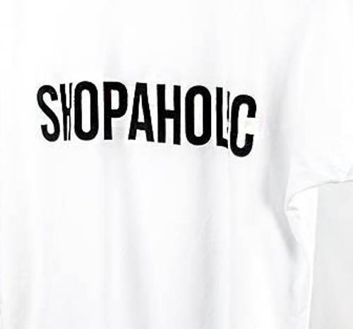 Tričko s nápisem Shopaholic