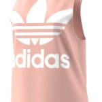 Růžové dámské tílko Adidas bez rukávu