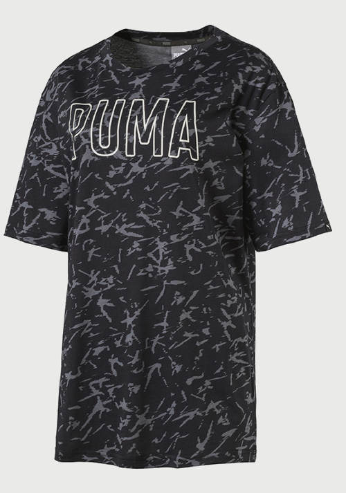 Žíhané dámské tričko s krátkým rukávem Puma