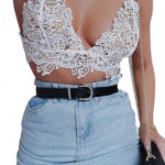 Letní krajkový bralette top