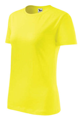 Jednobarevné dámské tričko pro plnoštíhlé