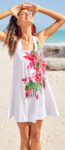 Tílkové letní šaty s květinovým potiskem