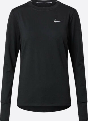 Černé sportovní dámské tričko Nike s dlouhým rukávem